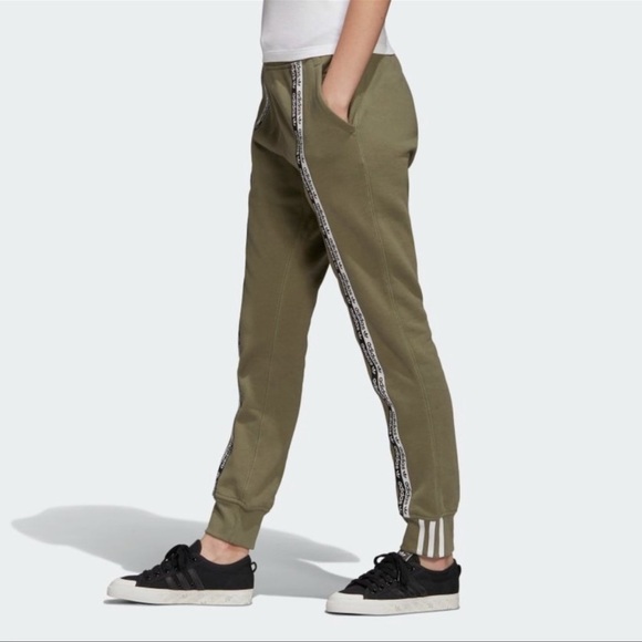 Adidas Women’s R.Y.V. Track Pants French Terry Joggers FM4383 Small Legacy Green - Picture 15 of 15